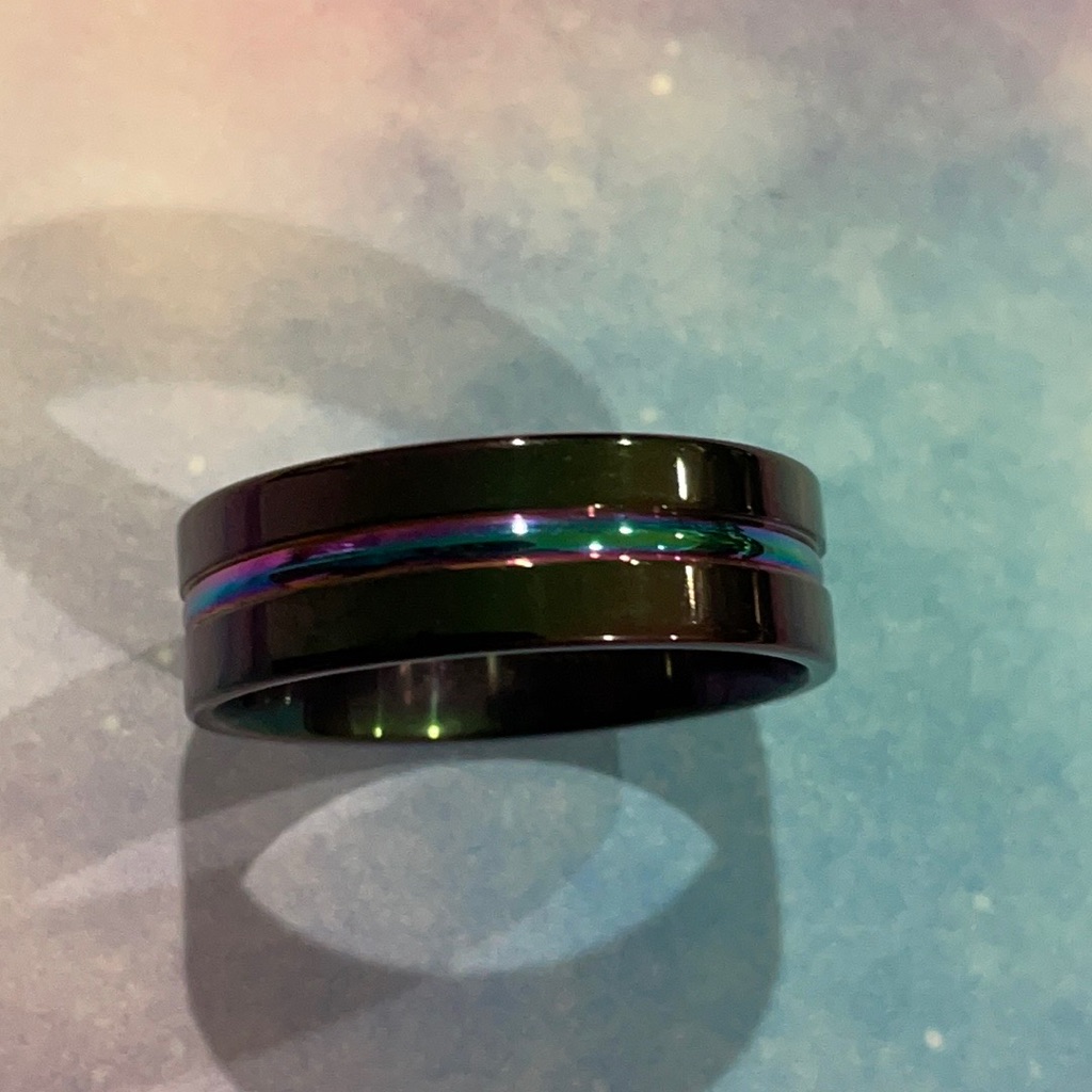 Black Rainbow Ring